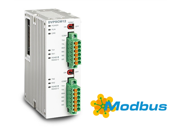 DVPSCM12-SL - Master/Slave Haberleşme Modülü (Modbus)